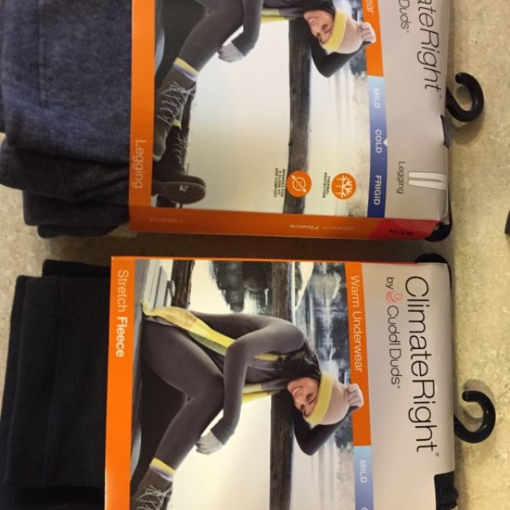 CuddlDuds Stretch Fleece Leggings